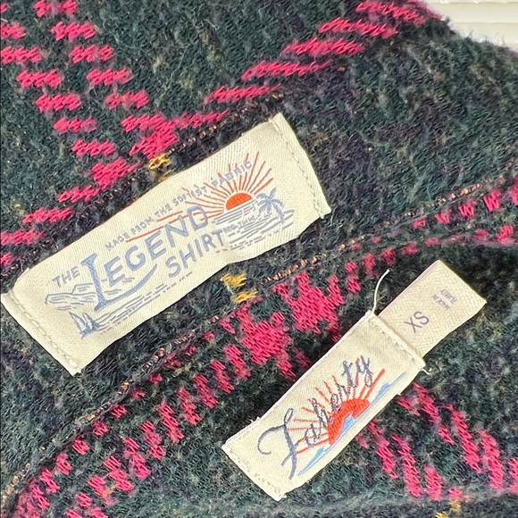 Faherty - Legend™ Sweater Shirt - Outer Limits Plaid Size XS - Picture 7 of 8